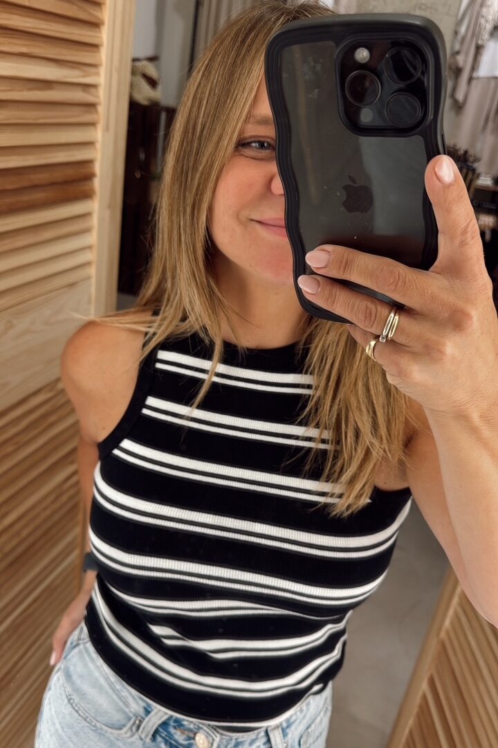 Top Laine Negro