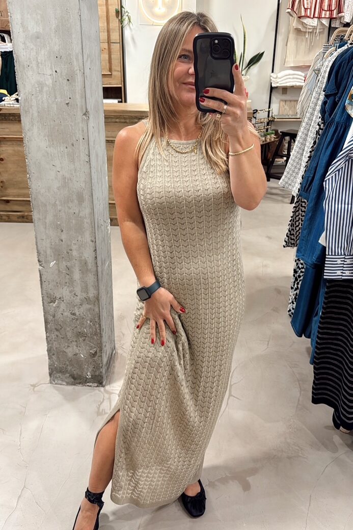 Vestido Menippe Camel